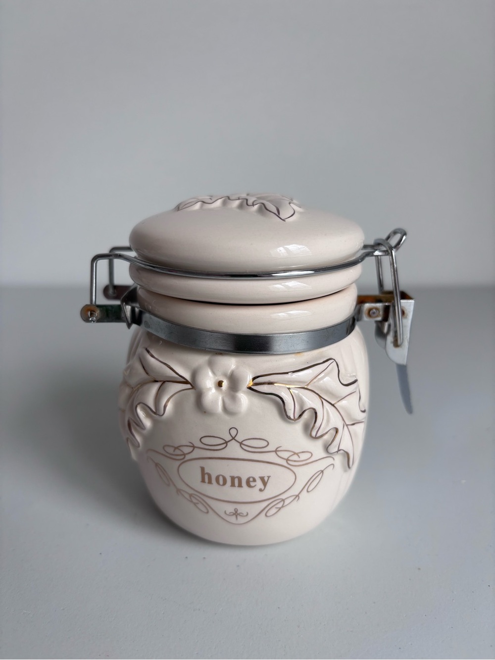 Ceramic Honey Jar